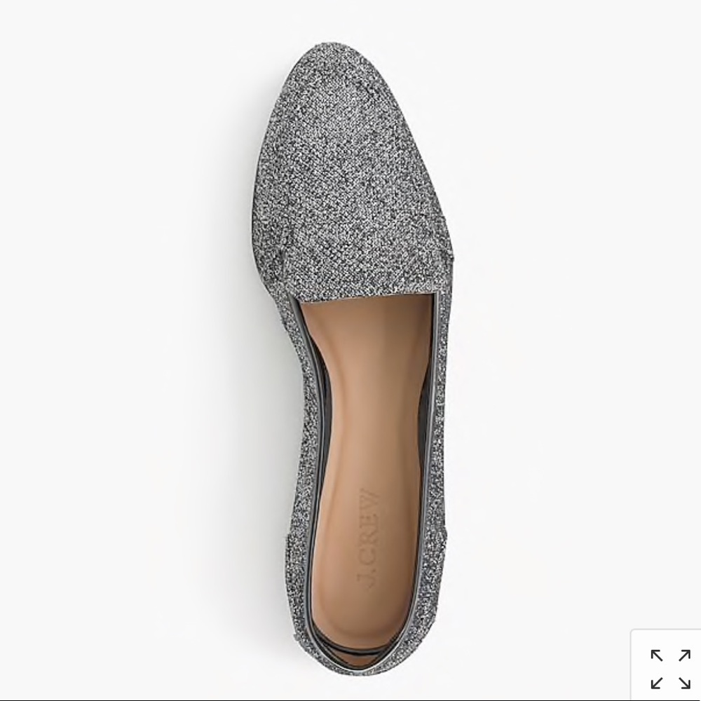 J. Crew Collins glitter loafer